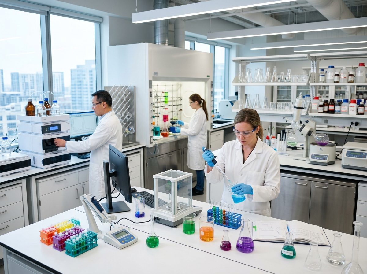 ISO Certified Quality Control Laboratory